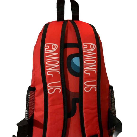 Among Us Kids Red Backpack - Picture 2 of 6